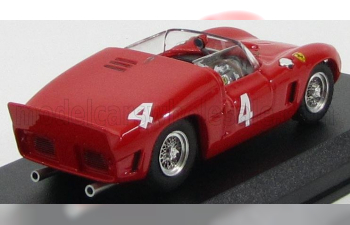 FERRARI 246 Dino Spider N4 Nurburgring (1961) Von Trips - Ginther - Gendebien, Red