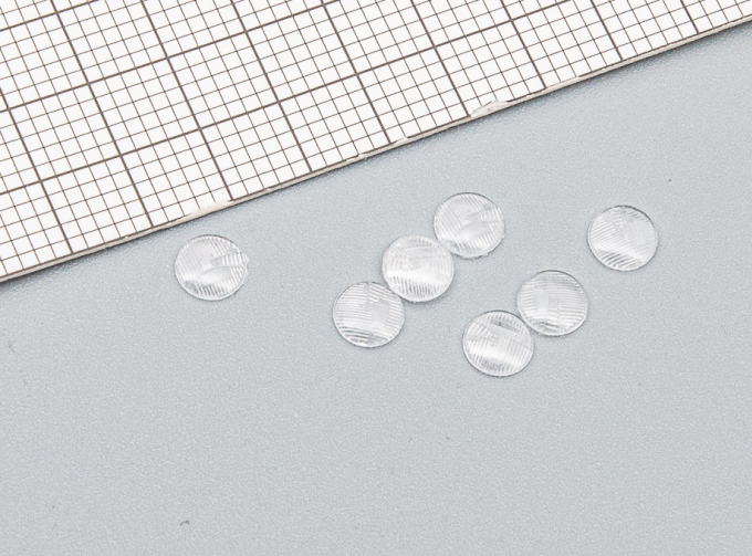 Комплект линз для фар (с рифлением) WESEM RE.2411 (Польша) (4 мм), 8 шт