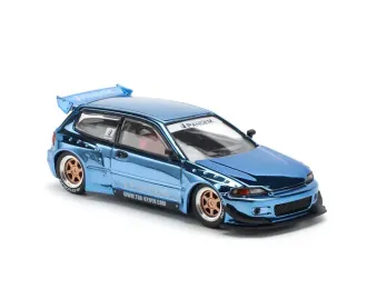 HONDA Pandem Civic EG6, blue chrome