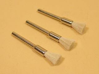 Щетка шерсть, 5 мм, 3 шт./уп., блистер