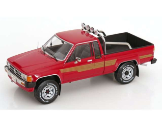 TOYOTA Truck Xtra Cab 4x4 (Hilux) (1985), red
