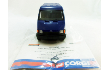 FORD Transit Van British Gas, Limited Edition 1:43, синий