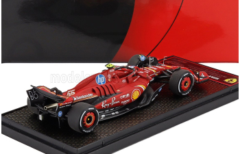 FERRARI F1 Sf-24 Team Scuderia Ferrari Sf24 №55 Winner Mexico Gp (2024) Carlos Sainz Jr., Red Black
