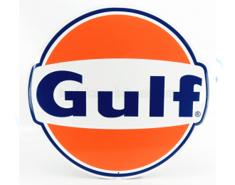 ACCESSORIES Metal Round Plate - Gulf, Orange White Blue