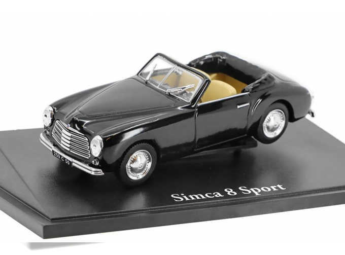 SIMCA 8 Sport (1950), black