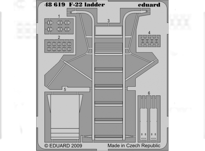 Фототравление F-22 ladder