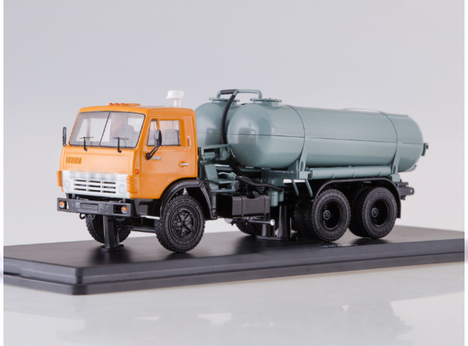 Вакуумная машина КО-505 на шасси Камский грузовик 53213, оранжевый / серый