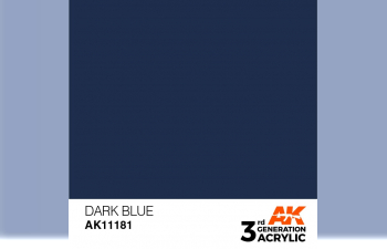 Краска акриловая 3rd Generation Dark Blue 17ml