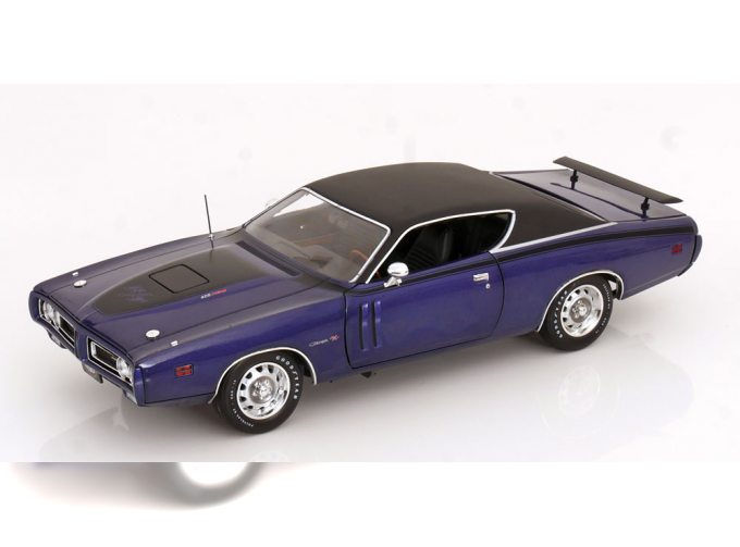 DODGE Charger R/T (1971), purple-metallic matt-black