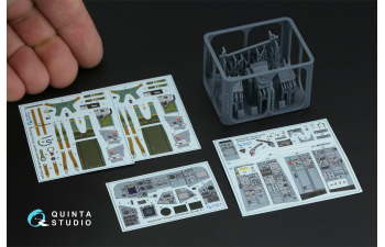 3D Декаль интерьера кабины Tornado ECR (ВВС Германии) (Revell) (с 3D-печатными деталями)