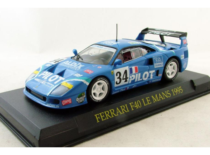 FERRARI F40 Le Mans #34 (1995), Ferrari Collection 62, blue