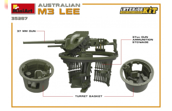 Сборная модель Австралийский М3 «Ли» (с интерьером)