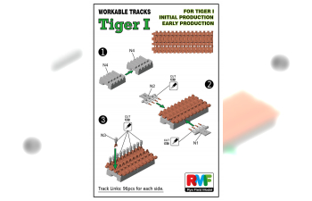 Сборная модель Workable Tracks For TIGER I