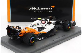 McLAREN F1 Mcl60 Team Mclaren N4 Monaco Gp (2023) Lando Norris, White Orange Black