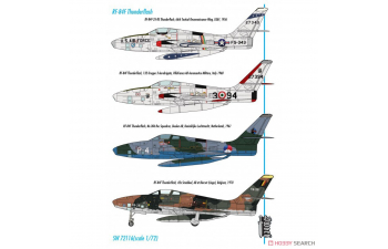 Сборная модель RF-84F Thunderflash