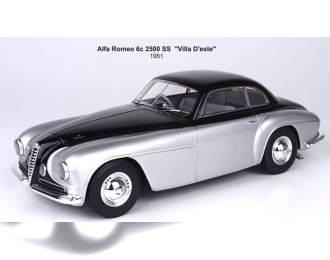 ALFA ROMEO 6c 2500 SS "Villa D'este" 1951, L.e. 100 pcs., silver / black