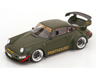 PORSCHE 911 (964) RWB Rauh-Welt "Penthouse" (2025), khaki green
