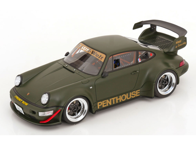 PORSCHE 911 (964) RWB Rauh-Welt "Penthouse" (2025), khaki green