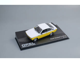 OPEL Kadett C GT/E, yellow/white