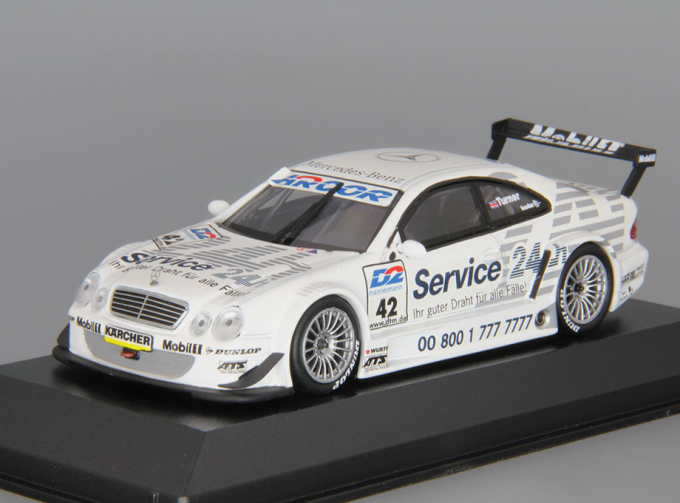 MERCEDES-BENZ CLK DTM 2000 Team Rosberg #42 Darren Turner, white