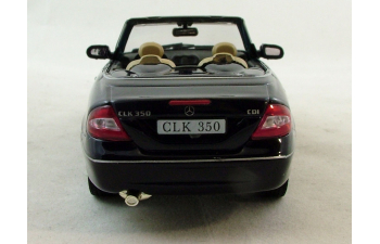 MERCEDES-BENZ CLK 350 Convertible (2005), Mercedes-Benz Offizielle Modell-Sammlung 31, темно-синий