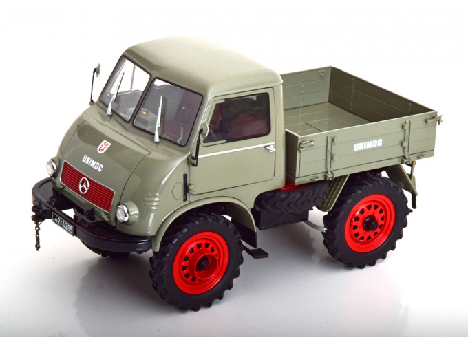 MERCEDES-BENZ Unimog 401 with Westfalia Kabine, grey