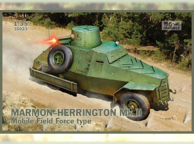 Сборная модель Британский бронеавтомобиль MARMON-HERRINGTON Mk.II  Mobile Field Force type