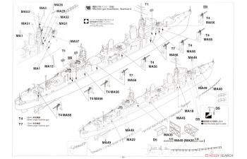 Сборная модель Эсминец ВМС Японии «Юкикадзэ» операция «Тэн-Го» (Limited Edition)
