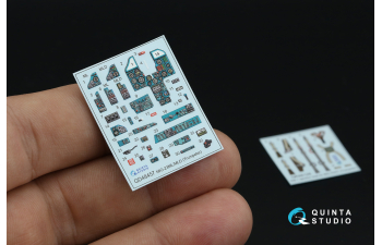 3D Декаль интерьера кабины МиГ-23МЛ/МиГ-23МЛД (Trumpeter)