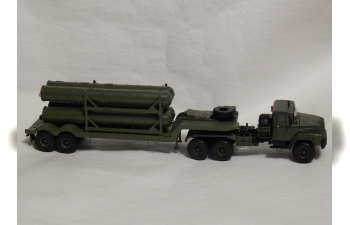 Сборная модель Прицеп 5Т58 ТЗМ с ракетами ЗРК С-400