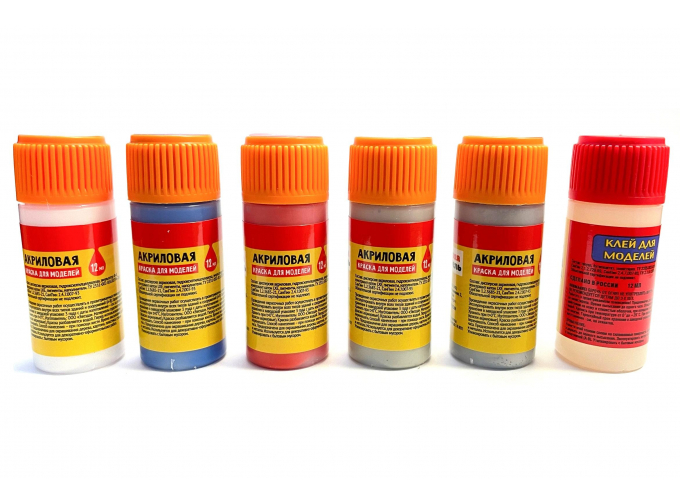 Набор акриловых красок Гражданская авиация СССР/России