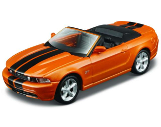 FORD Mustang GT Cabriolet Pull-back (2010), orange/black