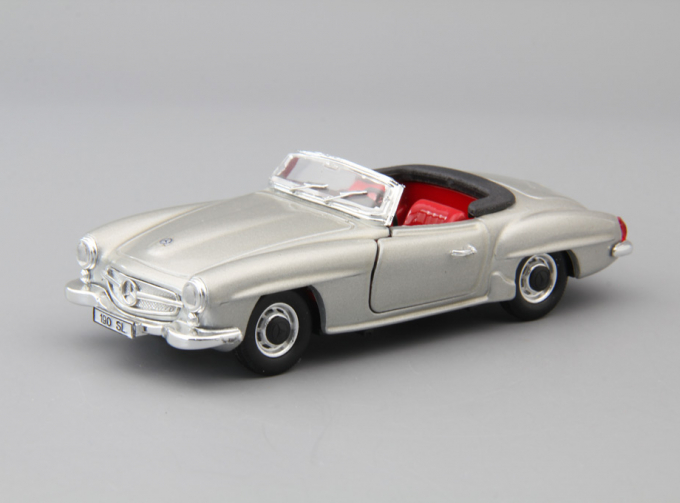 MERCEDES-BENZ 190 SL Roadster (1955-1963), silver / red