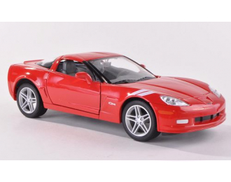 CHEVROLET Corvette Z06 (C6) (2007), red