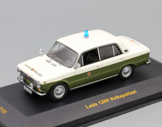 LADA 1200 Volkspolizei, green / creme