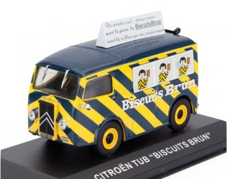 CITROEN Tub Van Biscuits Brun (1939), Blue Yellow