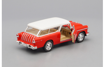 CHEVROLET Nomad (1955), red / white