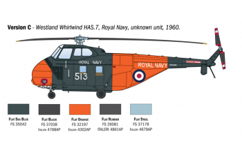 Сборная модель SIKORSKY H04s-3 Has.7 H-19 Helicopter Usa Coast Guard (1963)