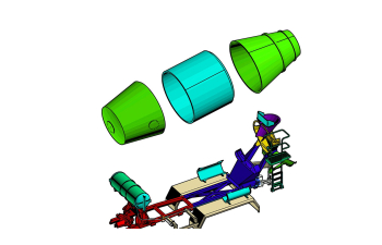 Набор для конверсии надстройка АБС (миксер) Либхер 1004 для MAN ТГС 41.480