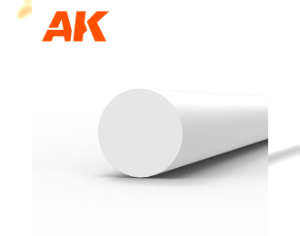 Rod 3.00 diameter x 350mm - STYRENE STRIP