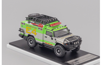 HUMMER Fire Department, silver / green