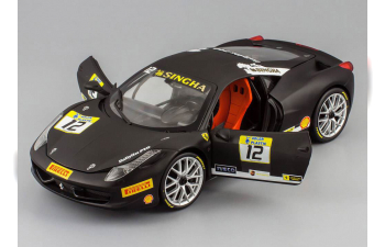 FERRARI 458 Italia Challenge #12, black matt