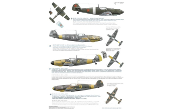 Декаль для Messerschmitt Bf 109 "In the Red Army Air Force" Part. I