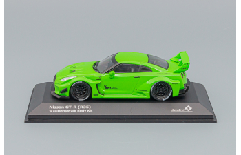 NISSAN GT-R (R35) Liberty Walk Body Kit, light green