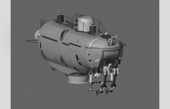 Сборная модель Спасательный глубоководный аппарат проекта 1855 ПРИЗ
