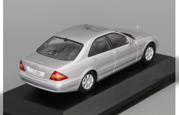 MERCEDES-BENZ S 500 (1998), Mercedes-Benz Offizielle Modell-Sammlung 53, silver