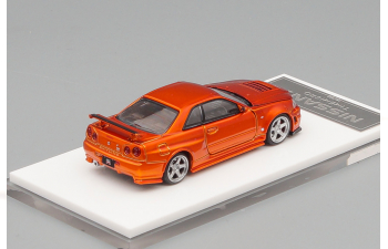 NISSAN GTR R34, orange