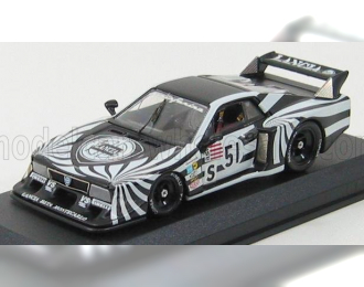 LANCIA Beta Montecarlo Silverstone 1979 N 51 Patrese, Black White