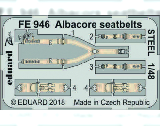 Фототравление Albacore ремни, сталь