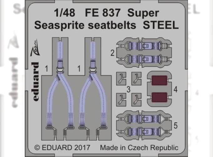 Фототравление Super Seasprite стальные ремни